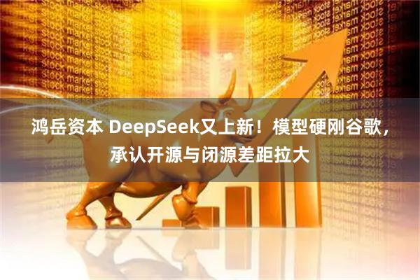鸿岳资本 DeepSeek又上新！模型硬刚谷歌，承认开源与闭源差距拉大